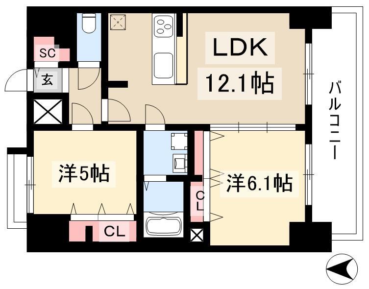 2LDK