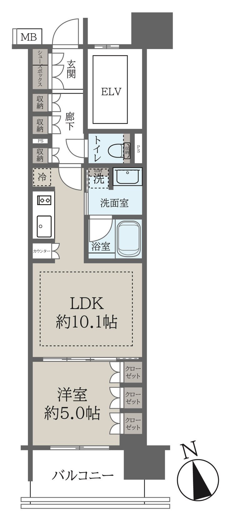 1LDK