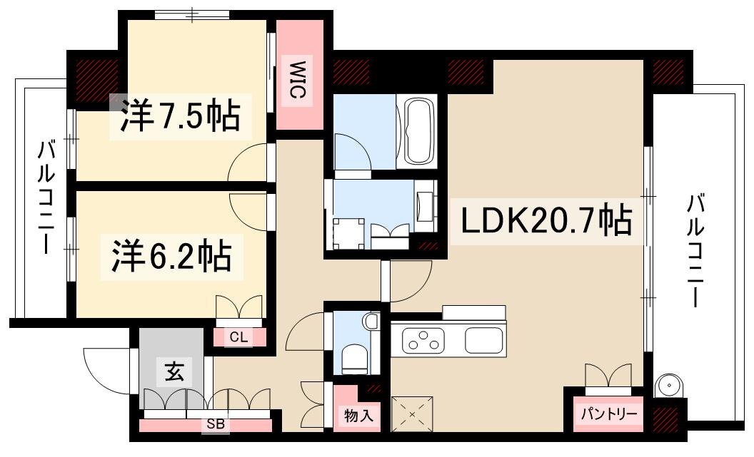 2LDK