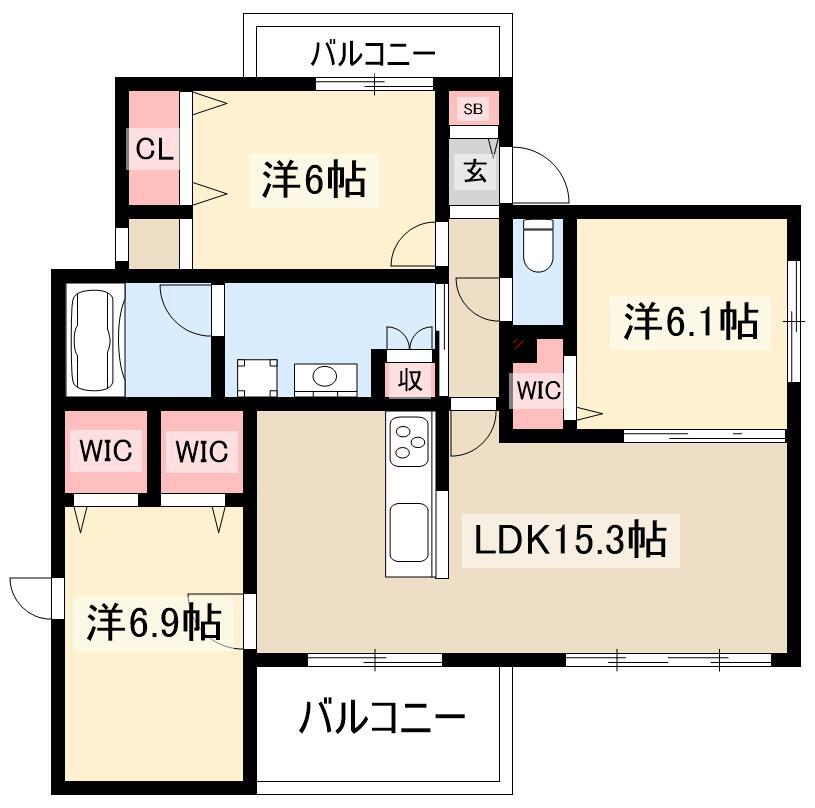3LDK