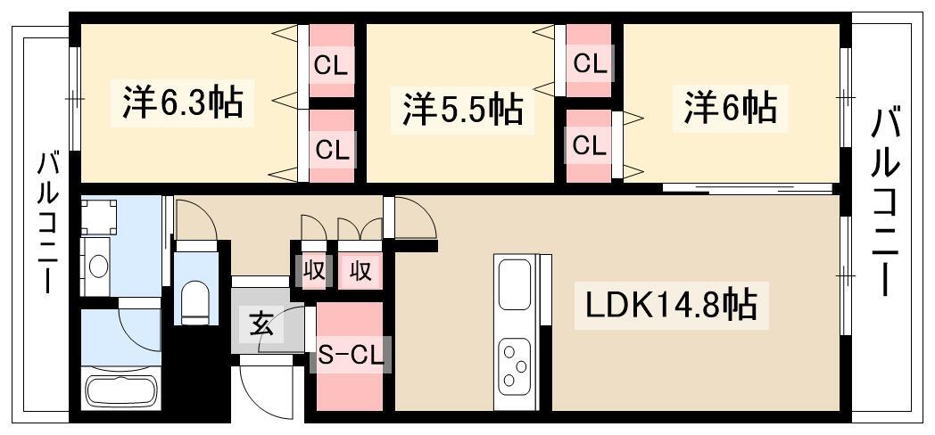 3LDK