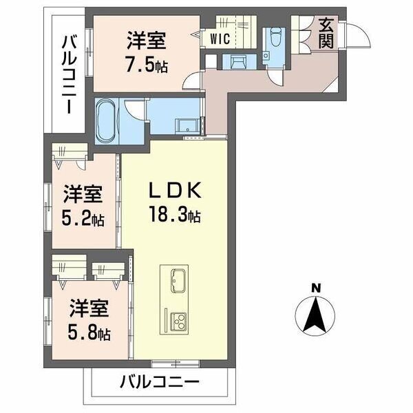 3LDK