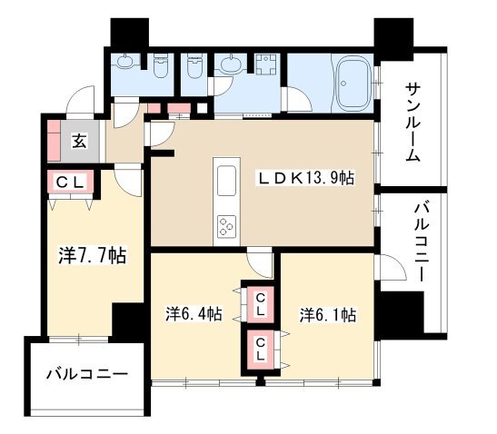3LDK