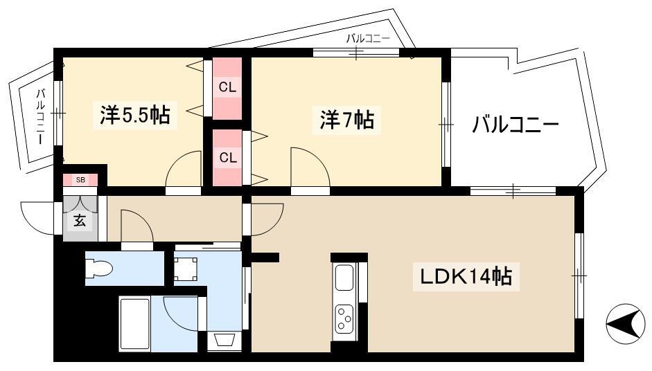 2LDK