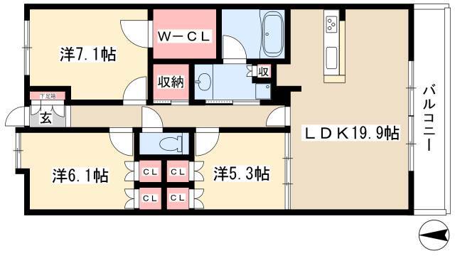 3LDK