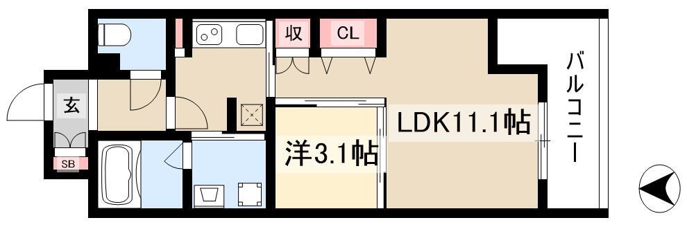 1LDK