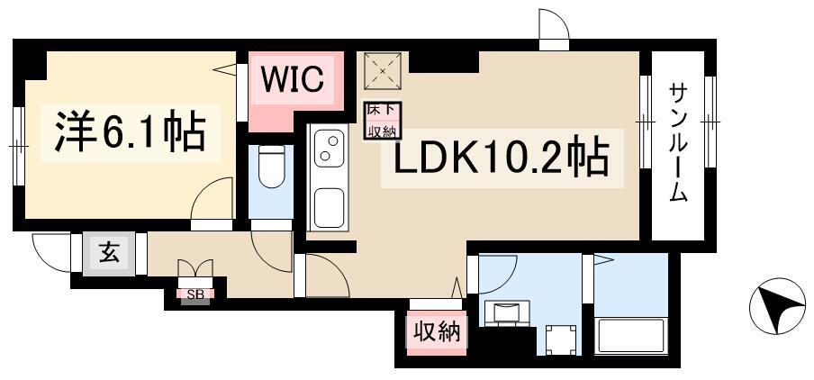 1LDK