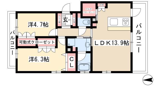 2LDK