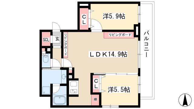 2LDK