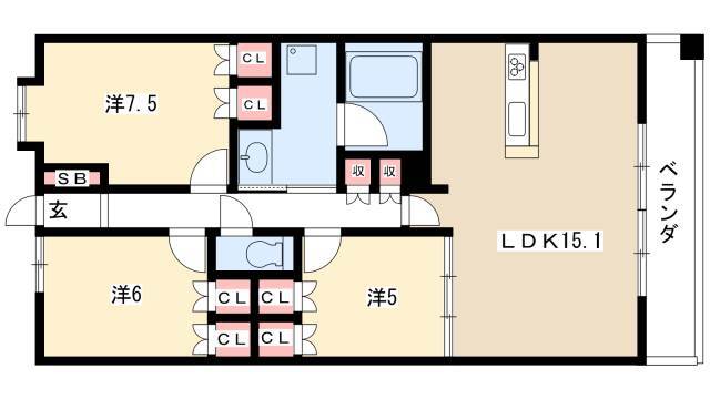 3LDK
